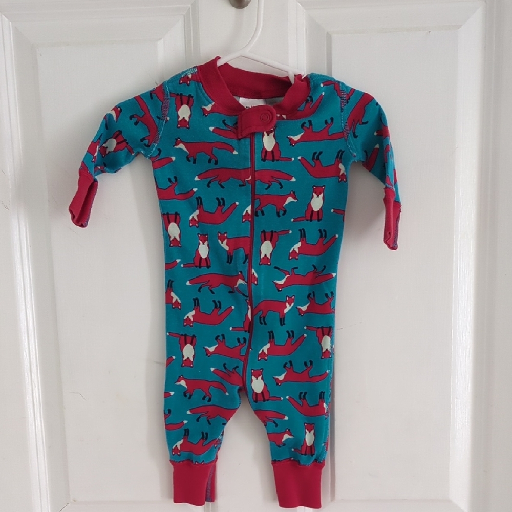 Hanna Andersson Fox Print Baby Sleeper